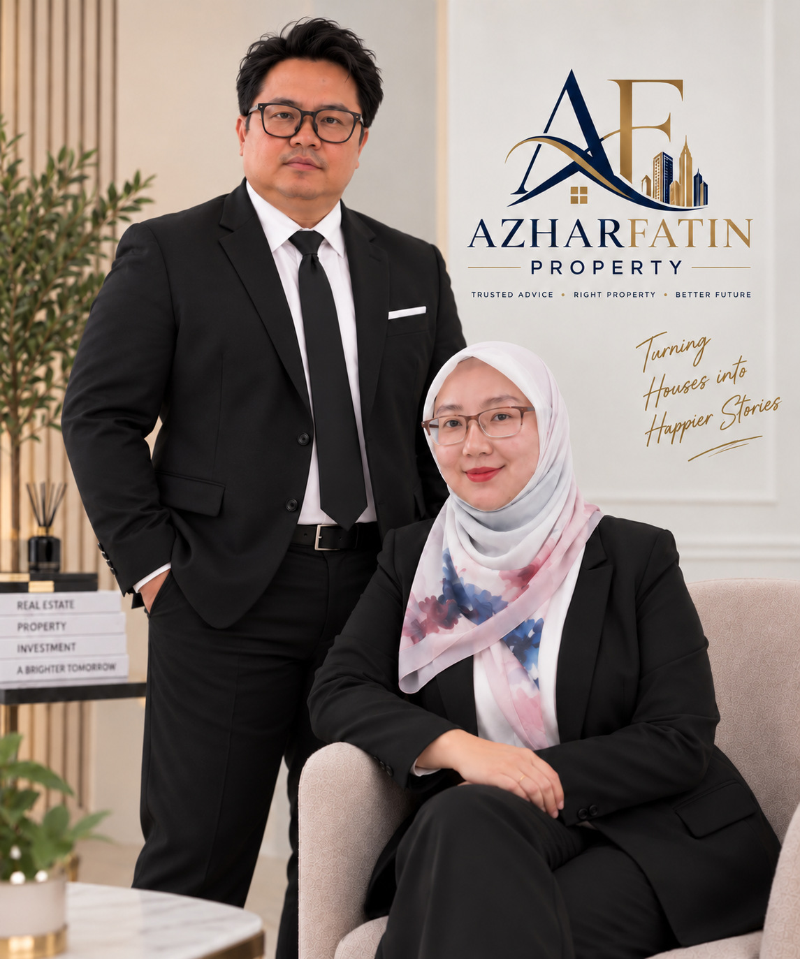 Azhar dan Fatin, Registered Real Estate Negotiators di Selangor dan Kuala Lumpur